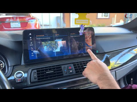 Видео: Установка 12,3-дюймового Android-экрана на BMW F10 2012-2017 NBT