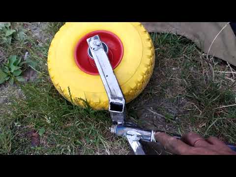 Видео: Переднее колесо на лодку