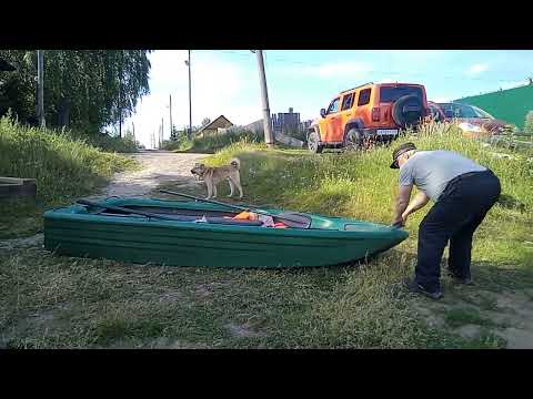 Видео: Доставка до Камы лодки Мефодий на трицикле Аякс.