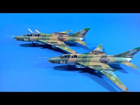 Видео: Су-17УМ3 (Modelsvit 72050  scale1:72) парная сборка