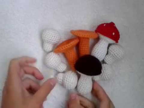 Видео: Белый гриб! Вязание крючком. Knitted mushrooms.