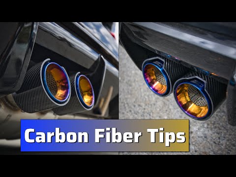 Видео: Насадки на выхлопную систему из углеродного волокна / BMW G8X M3, M4 / XXII Tuning