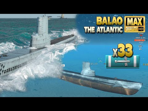 Видео: Submarine Balao: захватывающий решающий момент на последних секундах - World of Warships