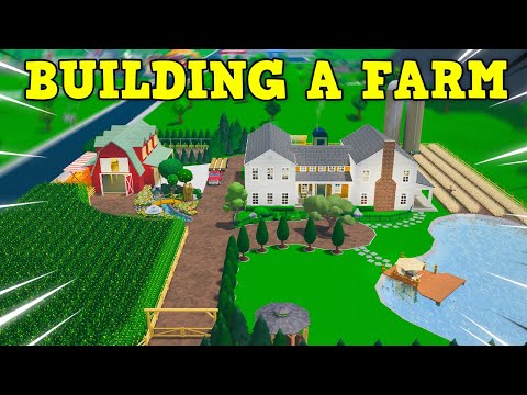 Видео: Я построил ФЕРМУ в Блоксбурге!