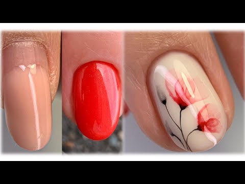 Видео: Ногтям 2 месяца😬Акварель гель лаками💅Рисунки на ногтях