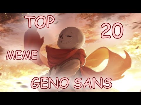 Видео: Top 20 meme Geno sans/Топ 20 меме Гено санс