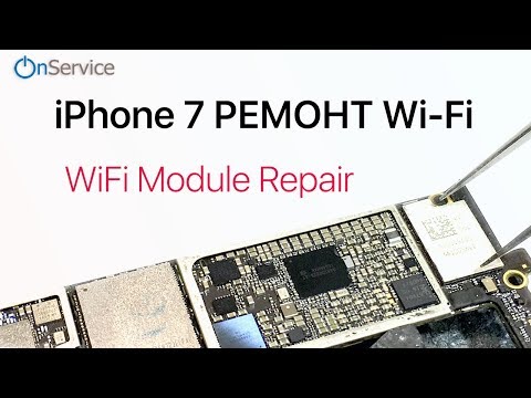 Видео: iPhone 7 Замена WiFi модуля . iPhone 7 WiFi Module Repair