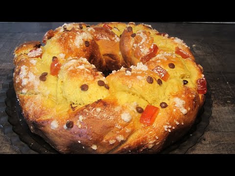 Видео: Невероятен Великденски Козунак-венец,  вкусен, красив и лесен.