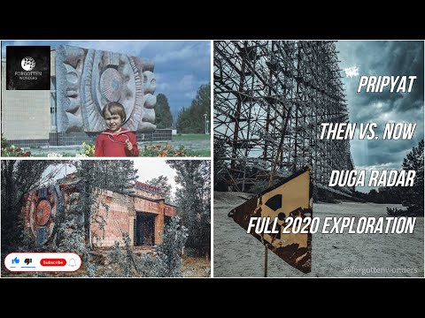 Видео: ВНУТРИ ПРИПЯТИ, ГОРОДА-ПРИЗРАКА ЧЕРНОБЫЛЯ с участием собак Чернобыля | DUGA Radar | Тогда против ...