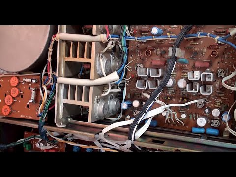 Видео: Усилитель Одиссей 100у-021 1992 года на кт864+кт865 не пользовались, а сломалось все что могло.