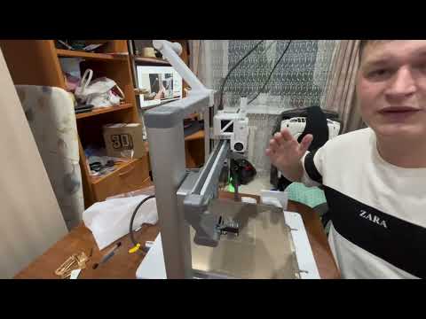 Видео: Bambu lab a1.РАСПАКОВКА,СБОРКА,ВКЛЮЧЕНИЕ 