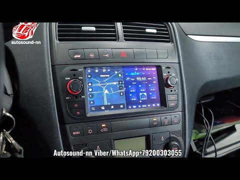 Видео: Fiat Punto Магнитола Zhihang IPS/DSP/Carplay /4G 6.2" (8 ядер 8/128) android 12