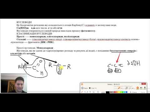 Видео: Біохімія  Лекція №1  Вуглеводи