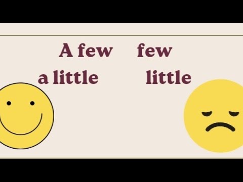 Видео: A few, few, a little, little қазақша!