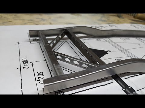 Видео: УАЗ-469/UAZ-469 RC 1:8 РАМА часть 1