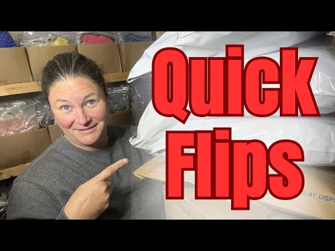 Видео: Несколько быстрых переворотов, но было ли этого достаточно? Что продавалось на eBay и Poshmark? О...