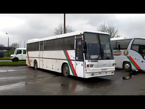 Видео: Клічаў, МАЗ-152 АА 8422-6 (былы 483), урывак маршруту 331 (27.04.2024)