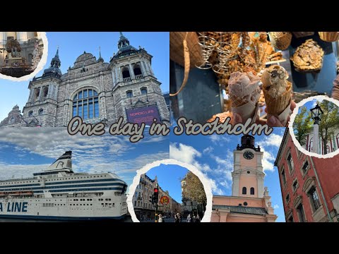 Видео: Travel Vlog:🇸🇪Стокгольм за один день,⛴лайнер,🏰достопримечательности и еда🍧