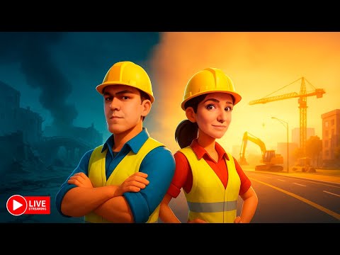 Видео: СТРОИМ ДОРОГИ С ДАНГАРОМ ► ROADCRAFT СТРИМЧЕСТЕР #522 КООП СТРИМ
