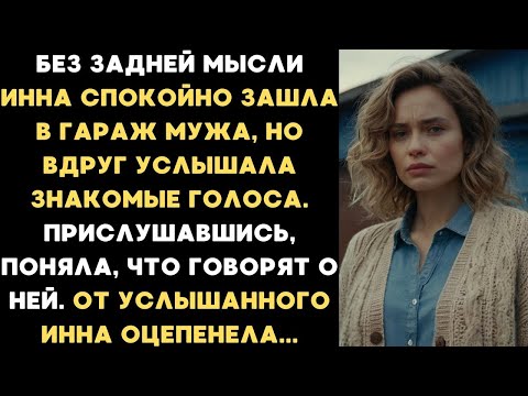 Видео: Инна зашла в гараж мужа, но вдруг услышала знакомые голоса. От услышанного Инна оцепенела...