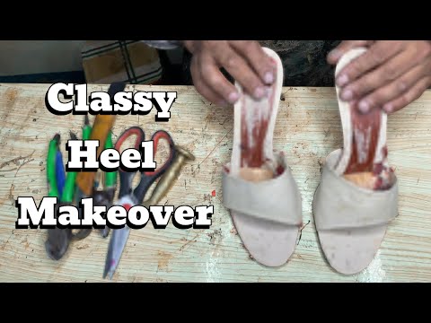 Видео: От старых к стильным | Преображение коричнево-белых туфель на каблуке
