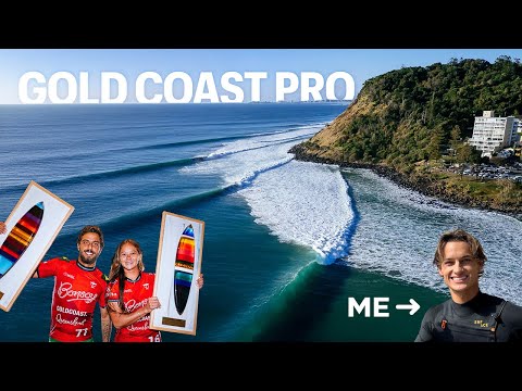 Видео: СЕРФИНГ В WSL GOLD COAST PRO | BURLEIGH VLOG с Нозом