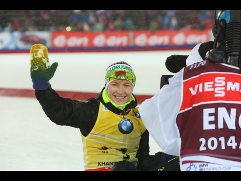 Видео: Биатлон.Финал Кубка мира 2014-15. Ханты-Мансийск, масс старт. Женщины