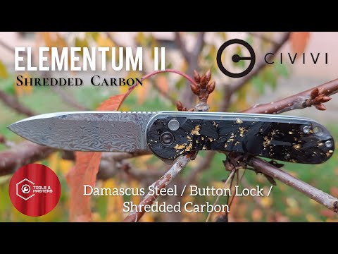 Видео: ‼️CVIVI "ELEMENTUM II" Shredded Carbon,C18062-10.|Возможно САМЫЙ КРАСИВЫЙ #EDC НОЖ на рынке.Обзор.‼️