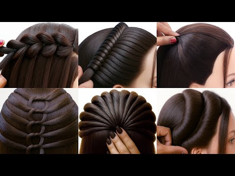 Видео: Простые прически разных типов - Простые прически | стильные прически | прически для девочек