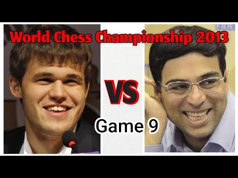 Видео: Карлсен против Ананда | Чемпионат мира по шахматам 2013 | Игра 9