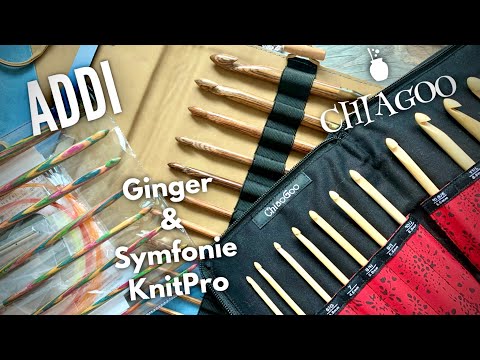 Видео: ВЫБИРАЕМ ТУНИССКИЕ КРЮЧКИ: ADDI, CHIAOGOO или Simfony и Ginger от KnitPro??? / ОБЗОР