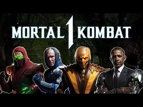 Видео: Президенты играют в Mortal Kombat 1