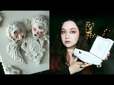 Видео: КРИПОВАЯ ШКАТУЛКА декорирую обычную деревянную коробочку