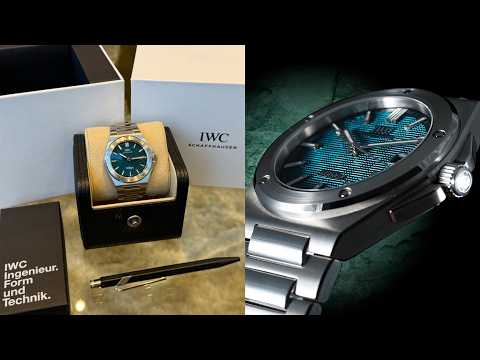 Видео: Распаковка и обзор IWC INGENIEUR AUTOMATIC 40 Aqua Dial 2024 IW328903