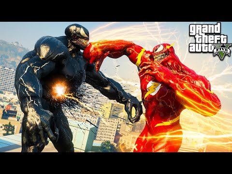 Видео: ВЕНОМ ФЛЭШ ПРОТИВ ВЕНОМА В ГТА 5 МОДЫ! VENOM FLASH ОБЗОР МОДА В GTA 5! ВИДЕО ГТА ИГРЫ MODS