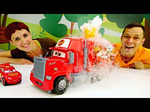 Видео: Кафе на Дереве - Игрушки Тачки и мороженое Плей До.