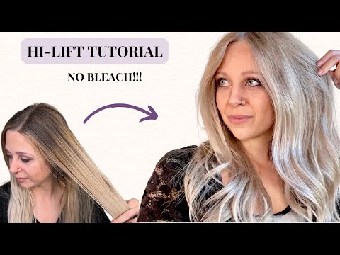 Видео: ИНСТРУКЦИЯ: Урок по подкрашиванию корней с помощью Hi Lift! Осветлитель не нужен