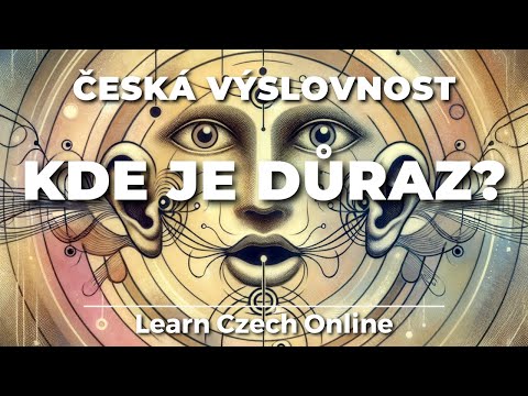 Видео: Чешское произношение: Где ударение?