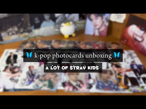 Видео: 💥 большая распаковка карт stray kids || k-pop photocards unboxing ep. 10 💥
