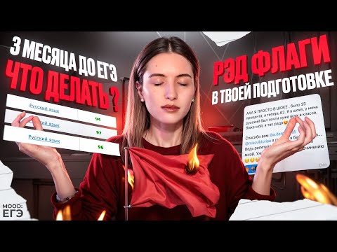 Видео: КАК ПОДГОТОВИТЬСЯ К ЕГЭ ЗА 3 МЕСЯЦА / ПЛАН И РЭД ФЛАГИ