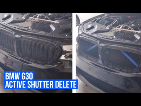 Видео: BMW G30: УДАЛЕНИЕ АКТИВНОГО ЗАТВОРА