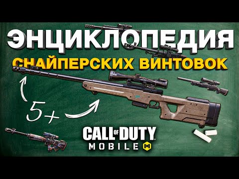 Видео: ОБЗОР ВСЕХ СНАЙПЕРСКИХ ВИНТОВОК CALL OF DUTY MOBILE 🔥 лучшая сборка кал оф дьюти мобайл