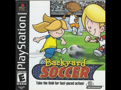 Видео: Backyard Soccer (PS1) Первый Запуск