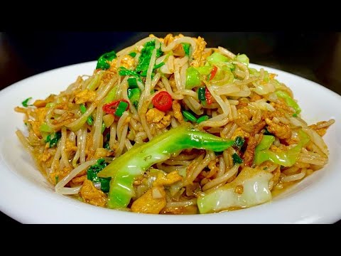 Видео: Почему жареная рисовая лапша в ресторане такая вкусная?Оказывается,есть навык.