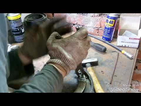 Видео: Москвич 2141.Замена ступичных подшипников и тормозных колодок задней подвески, часть 2-я.