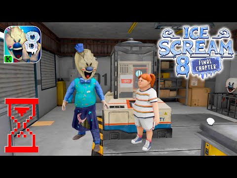 Видео: Прохождение Мороженщика 8 + эксперименты с дополнением // Ice Scream 8