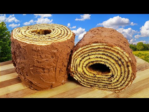 Видео: Торт-Дерево. Немецкий Пирог БАУМКУХЕН