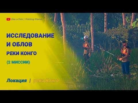 Видео: Fishing Planet - Исследование реки Конго и Облов реки Конго (2 миссии)