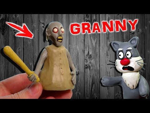 Видео: ЛЕПИМ  БАБУШКУ ГРЕННИ ИЗ ПЛАСТИЛИНА | GRANNY with clay