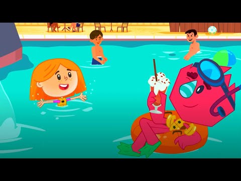 Видео: Мультик КАТЯ И ЭФ - Куда угодно дверь - 🌴 Лето с Катей! 🍓 Мультики для каникул! 🐞